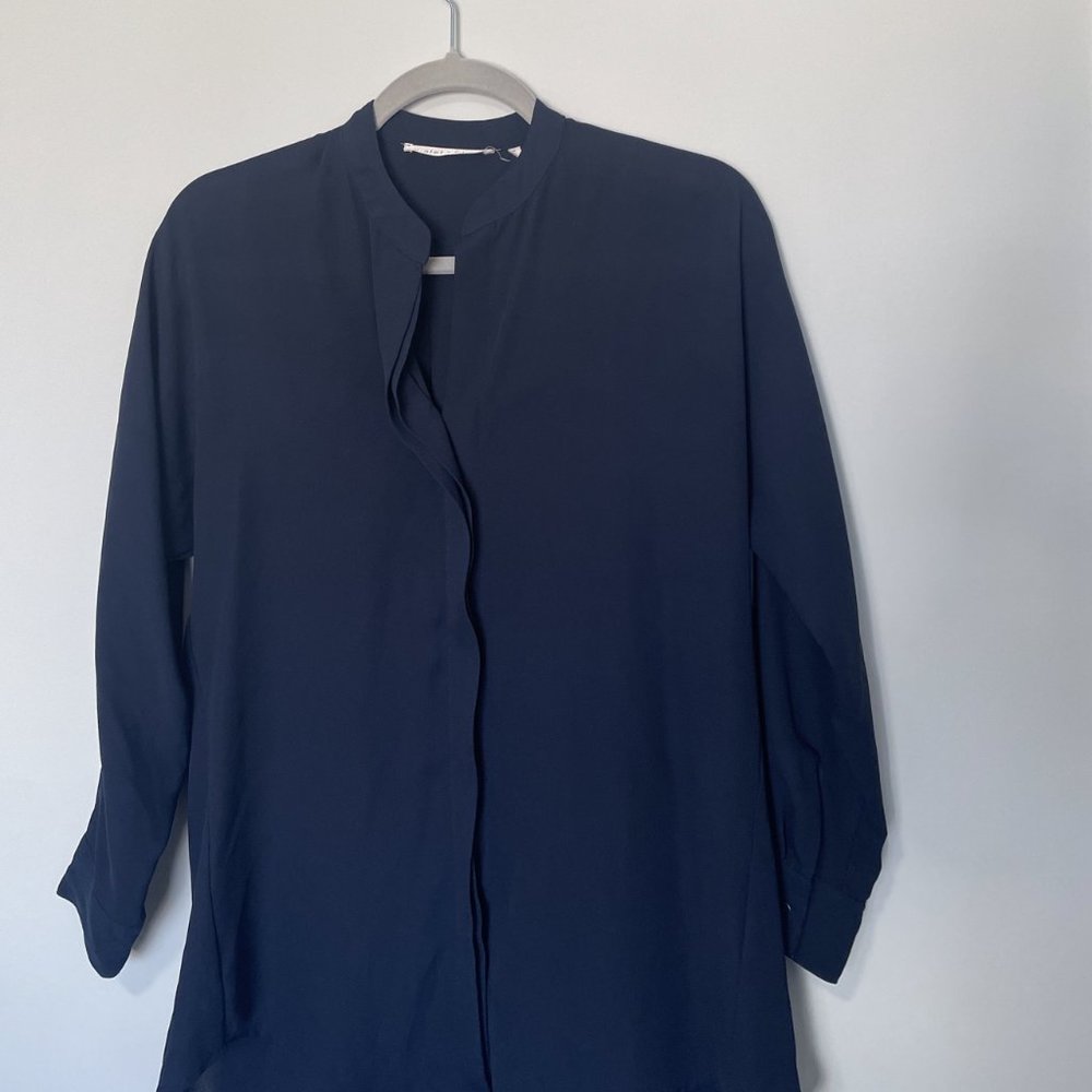 Navy blue blouse
